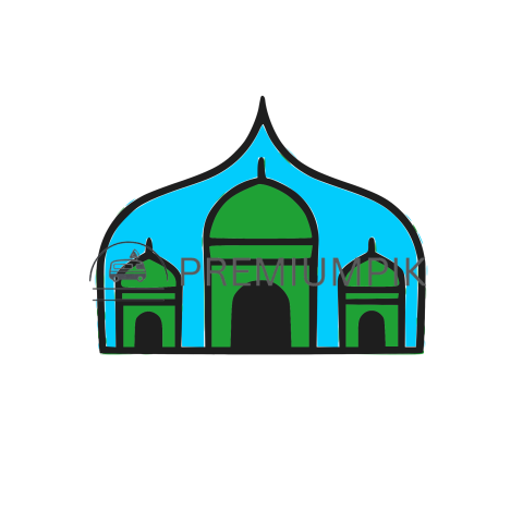 Mosque transparent illustration image