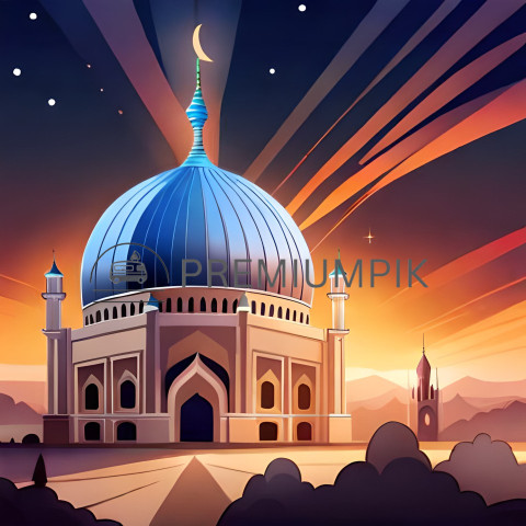 Mosque Illustation jpg