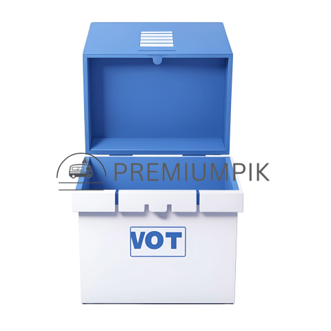 Ballot box for vote