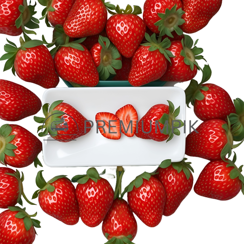 Strawberries fruit photo transparent