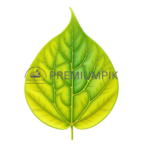 Leaf on transparent background