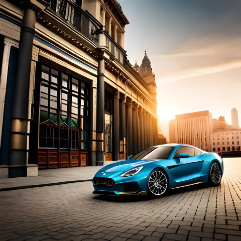 city car ai image