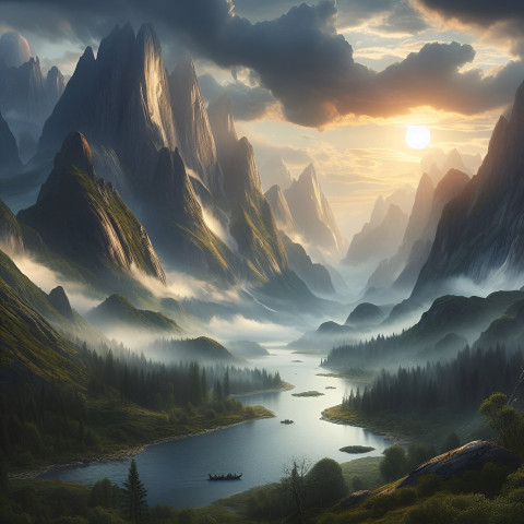 mountain ai image