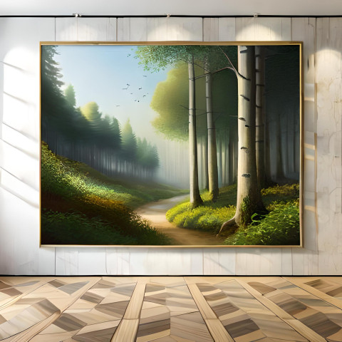 nature frame in home