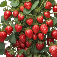 Strawberries Red Fruit tree