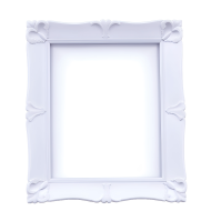 White frame design ai