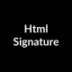 Modern Business Clickable Html Email signature Template