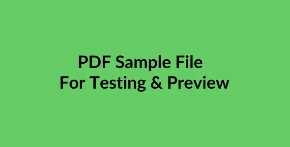 pdf sample file