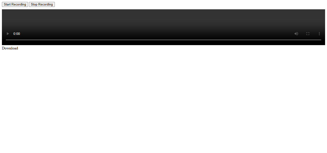 Screen Recorder Web Tool