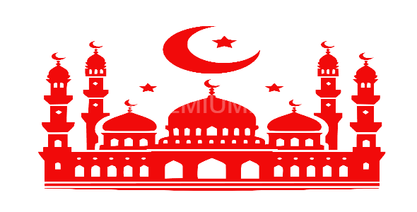 Red Mosque vector design