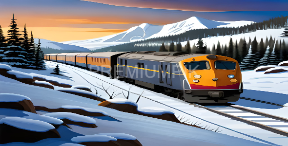 Train Image Ai Generated